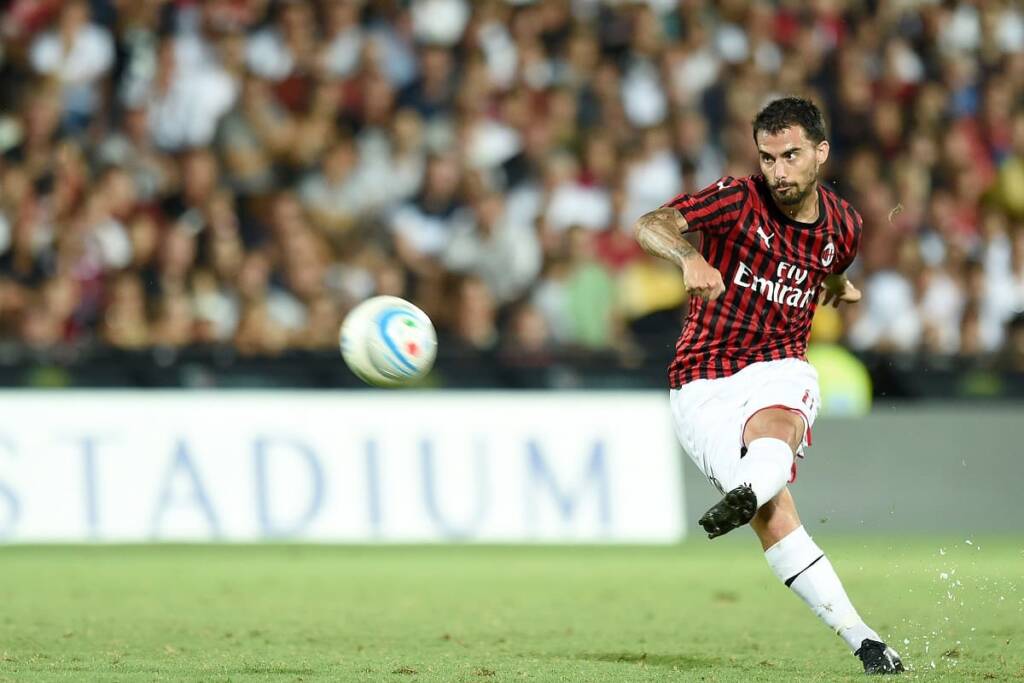 Leao Suso Stefano Pioli Milan-Sassuolo