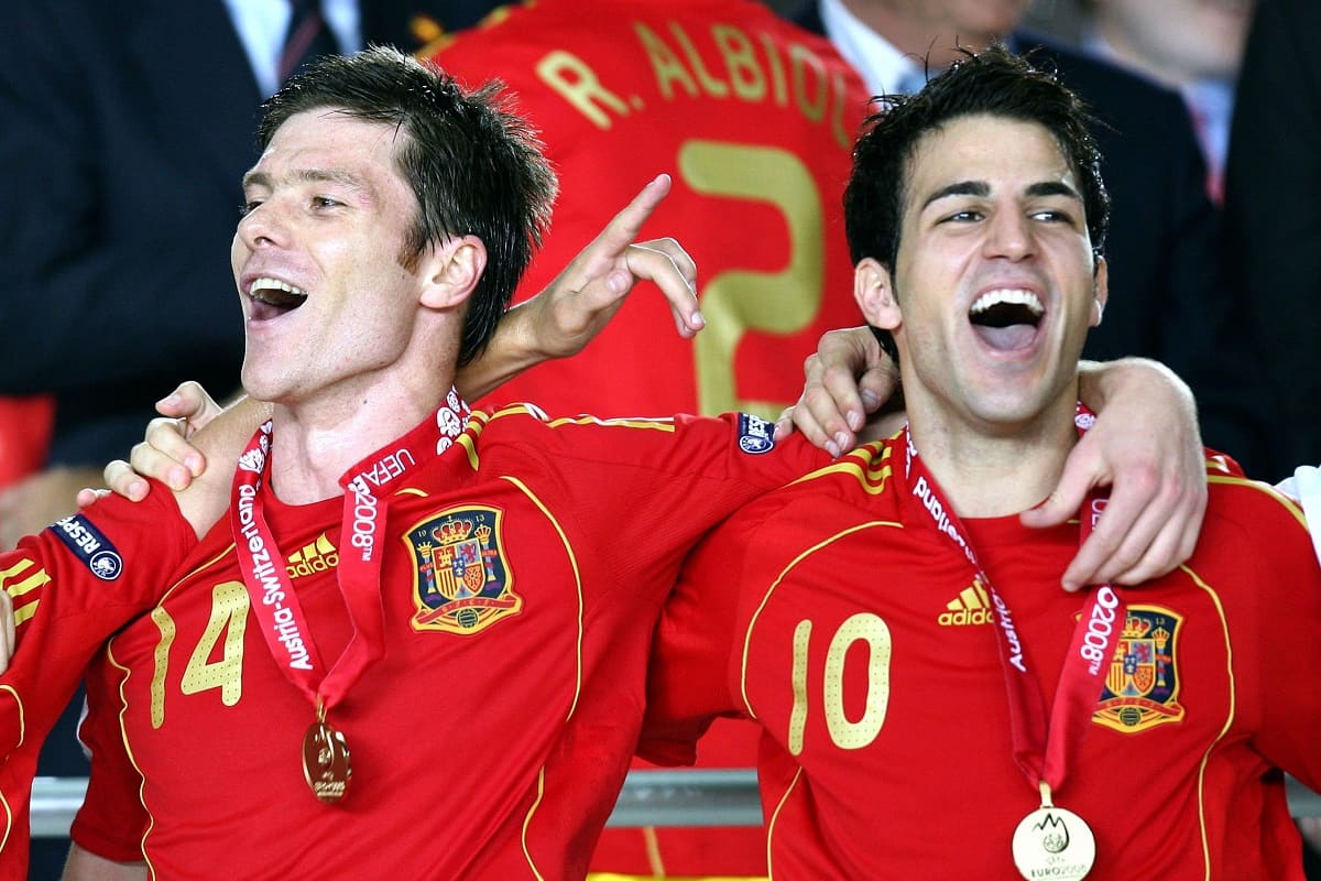 Xabi Alonso e Fabregas