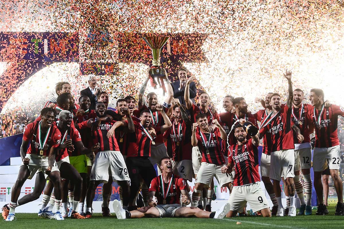 Milan premiazione campionato 2022