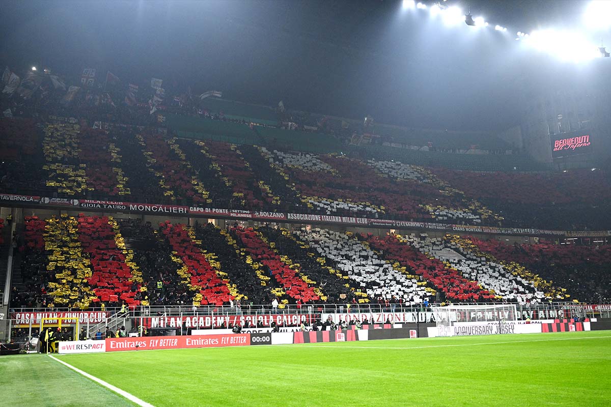 Coreografia Milan-Genoa 125 anni