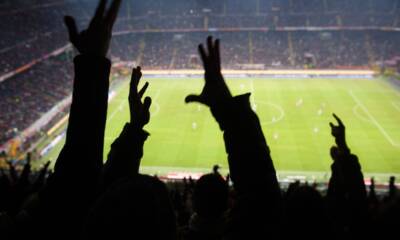 Tifosi allo stadio partita di calcio