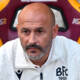 Vincenzo Italiano allenatore del Bologna in panchina durante una gara di Serie A
