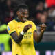 Rafael Leao del Milan esulta dopo il gol dell’1-1 contro la Fiorentina a San Siro, Serie A 2025/26