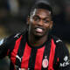 Rafa Leao del Milan in campo durante la partita di Serie A contro il Parma al Tardini