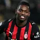 Rafa Leao del Milan in campo durante la partita di Serie A contro il Parma al Tardini